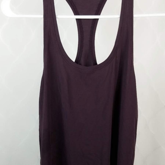 Fabletics Racerback Tank Maroon Large - Picture 3 of 3